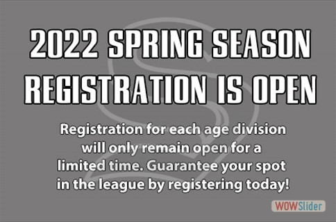 2022 Spring Registration Now Open